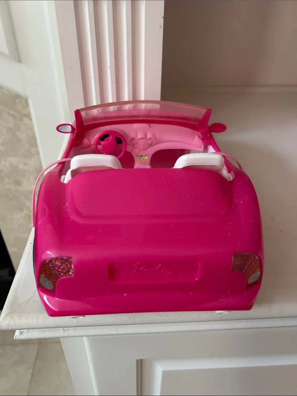 Barbie 2010 Pink Convertible Toy Car for Kids - Stylish Play Vehicle